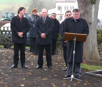 Paul Ludwig mit Brgermeistern bei der Hauptrede