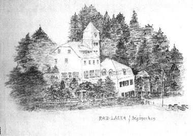 RAD Lager Schnecken 1944 - Zeichnung Frl. Zepperitz