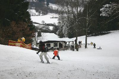 Skih�tte im Januar 2009