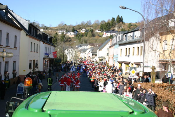 Blick vom Wagen des Elferates